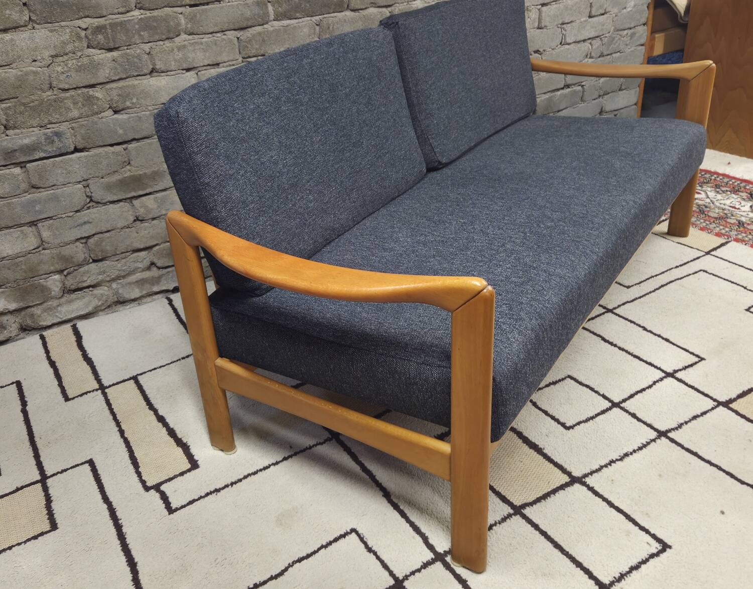 Convertible Scandinavian daybed canapé 1960