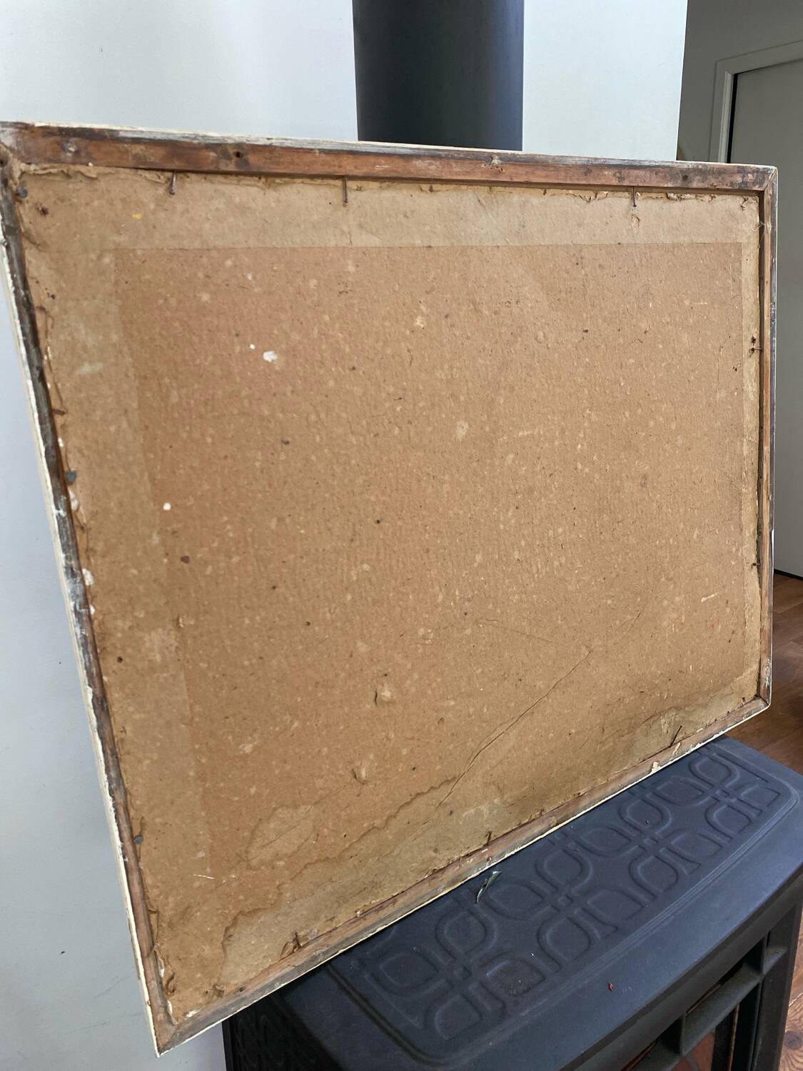 Old oil on wood dating from 1960