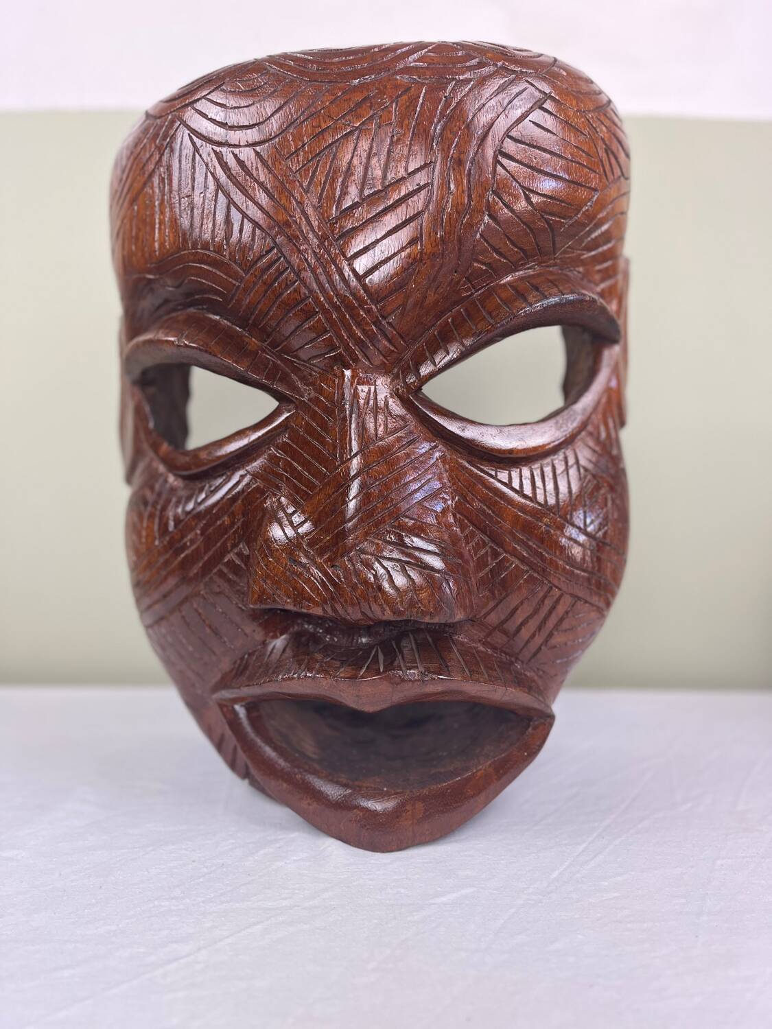 Large African handcrafted mask