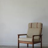 Fauteuil lounge en teck par Sven Ellekaer pour Komfort, Danemark, années 1960