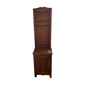 Oak fountain cabinet