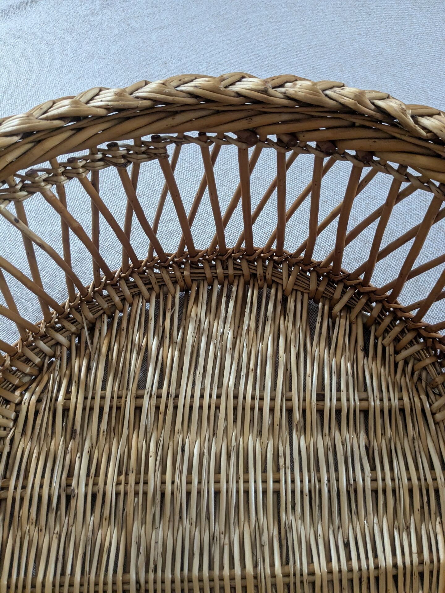 Panière en rotin 