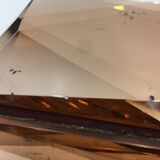 Mirror jewelry box in pink relief