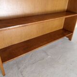 Vintage oak open bookcase