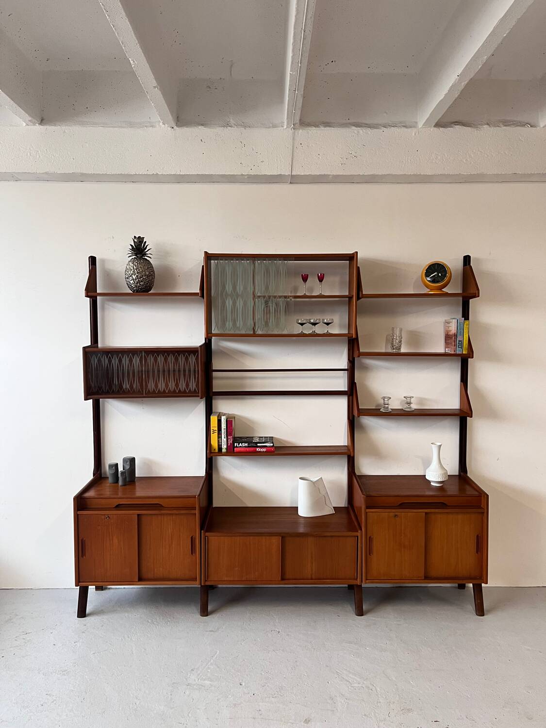 Teak Bookcase by Aandal Møbler, 1960’s Norway