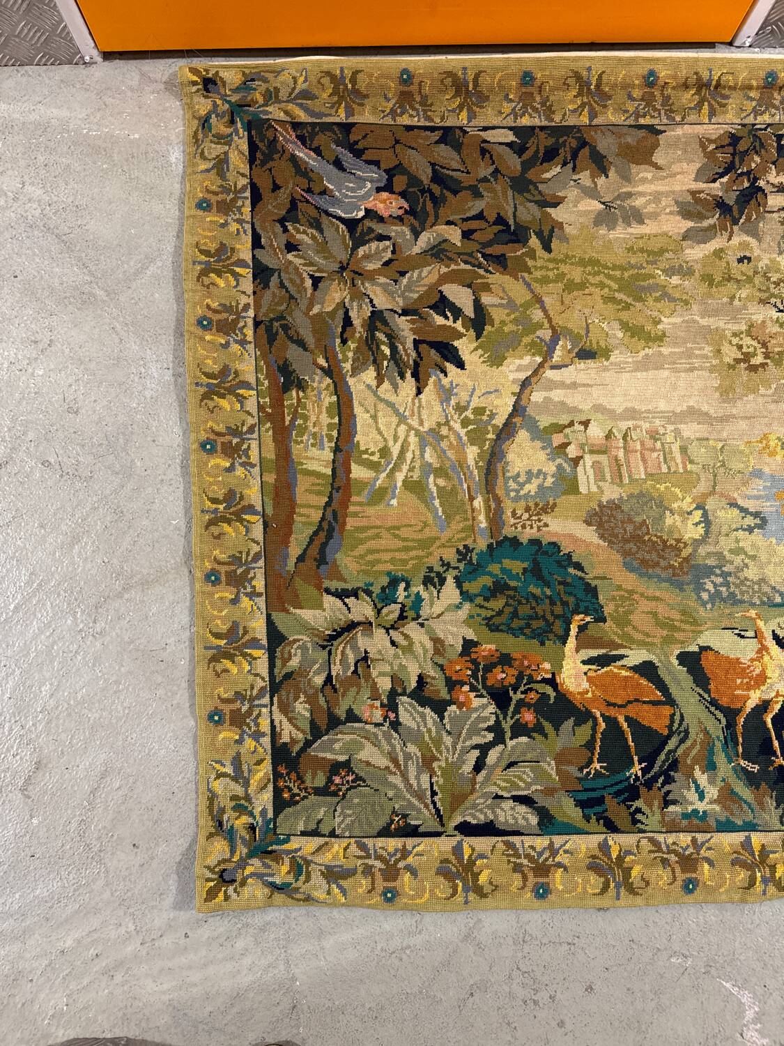 Aubusson style tapestry