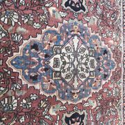 Old Persian carpet end Sarogh handmade 102 X 142 CM