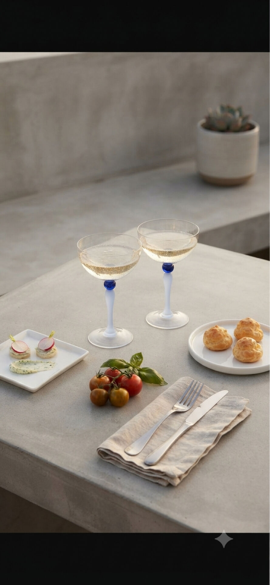 Lot 2 verres à cocktails vintage