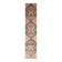 Vintage Turkish Hand-Knotted Wool Cotton Orange Runner Rug 80x394