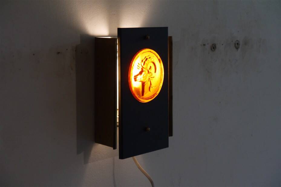 Swedish wall light by Erik Hoglund 1970