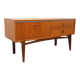 Small vintage Scandinavian teak sideboard from the 1960s.