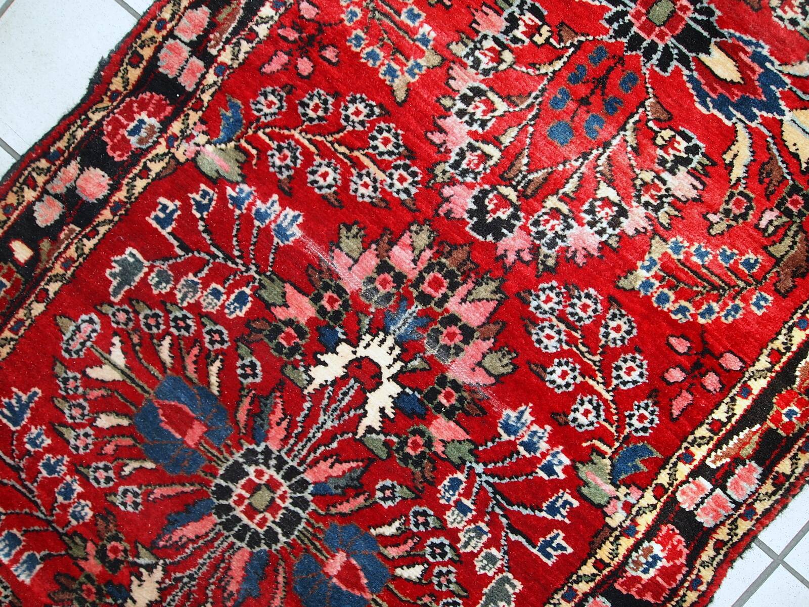 Tapis antique Lilihan du Moyen-Orient 84cm x 712cm (1910s)