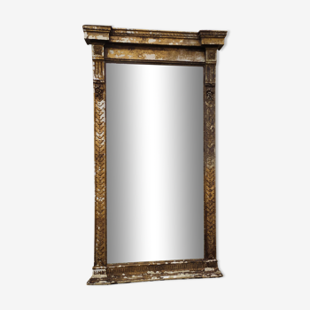 Golden mirror 219x124cm