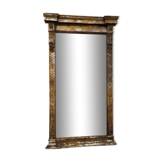 Golden mirror 219x124cm