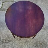 Louis XVl style mahogany table with 2 extensions n30