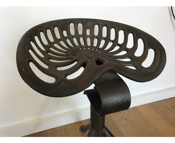 Forged iron stool