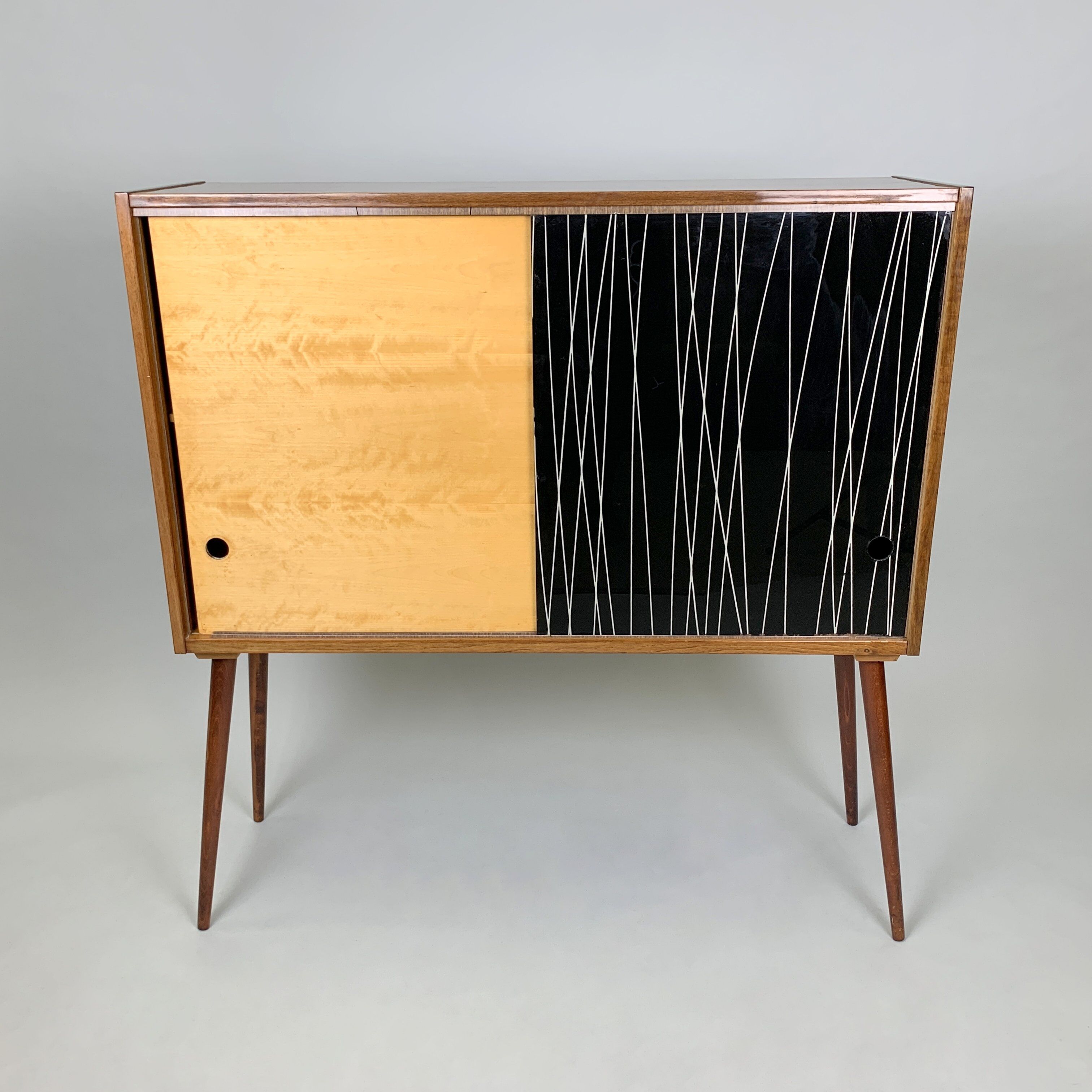 Vintage Cabinet by B. Landsman & H. Nepozitek for Jitona, 1960's
