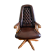Chesterfield leather office chair