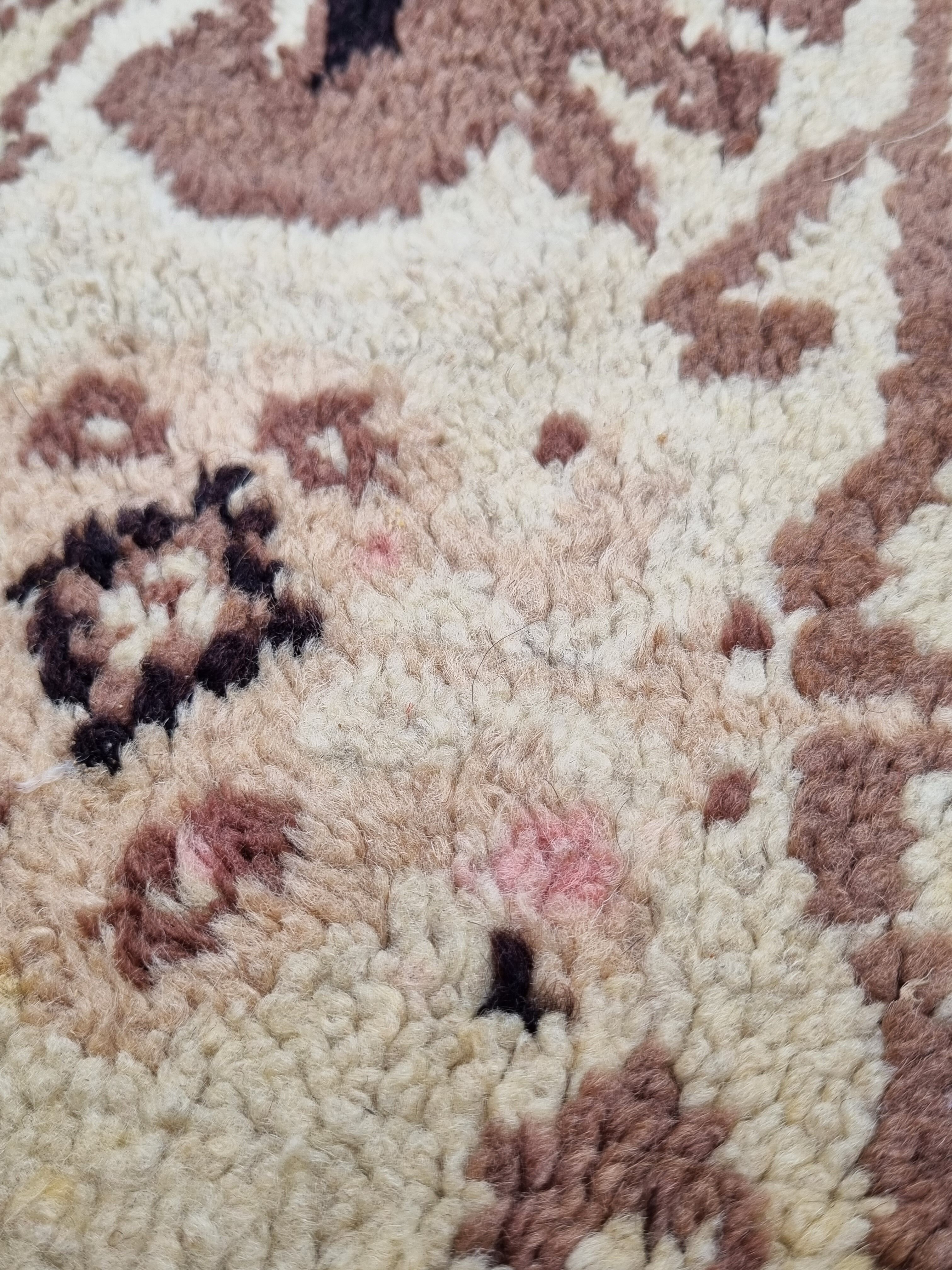 Vintage Berber rug, pure wool, hand-woven 254 x 154 cm