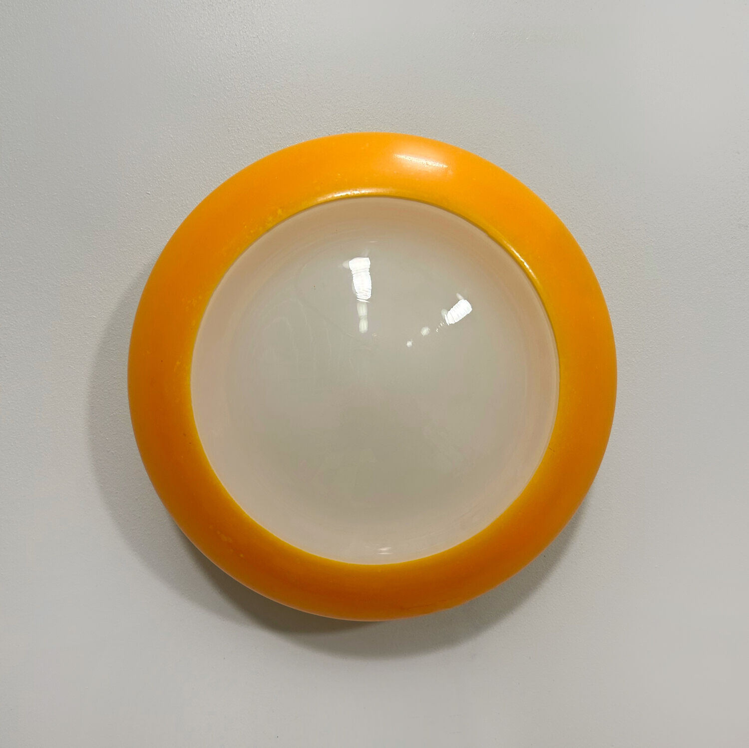 Space Age opaline ceiling light from the 70s