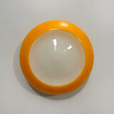 Space Age opaline ceiling light from the 70s