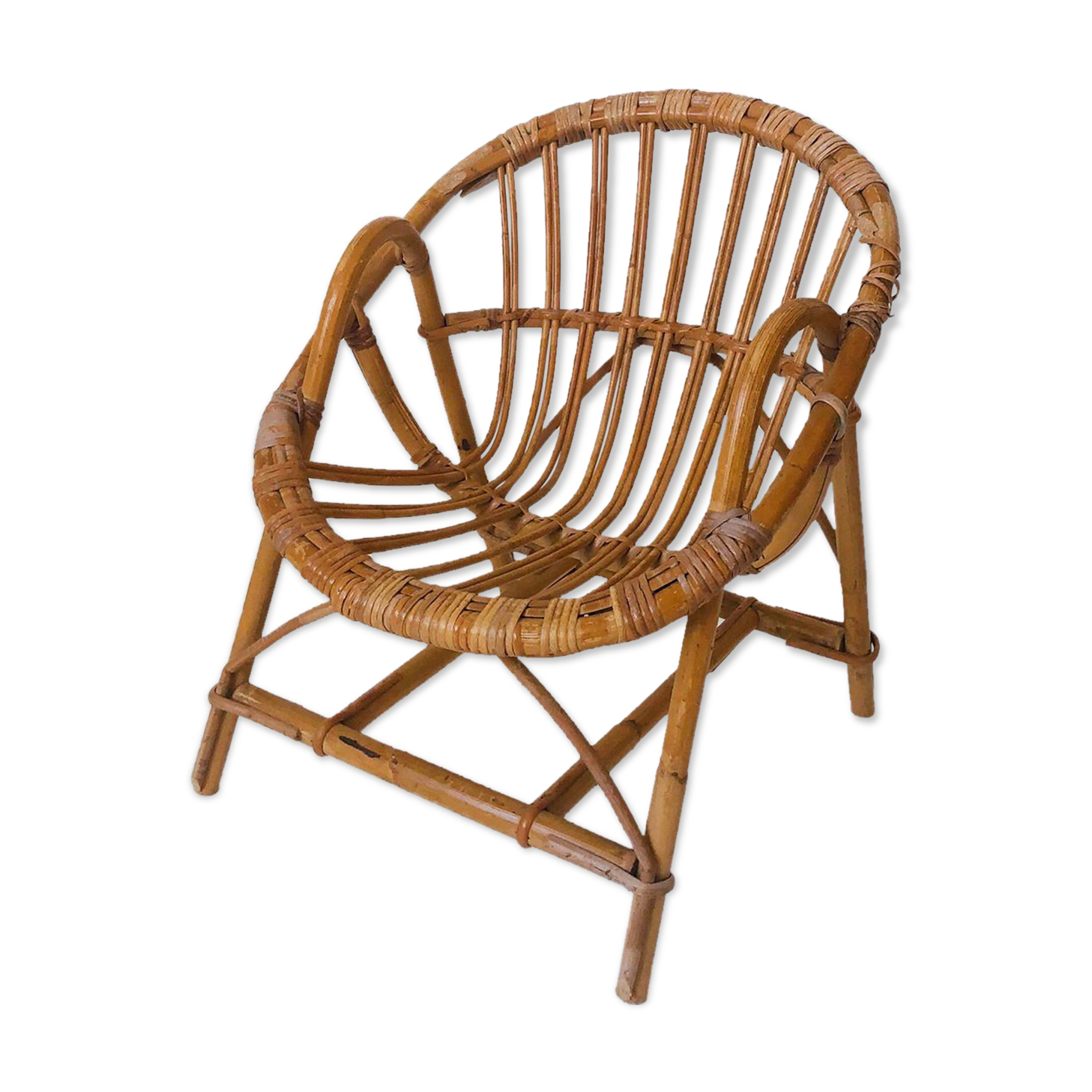 Child rattan chair