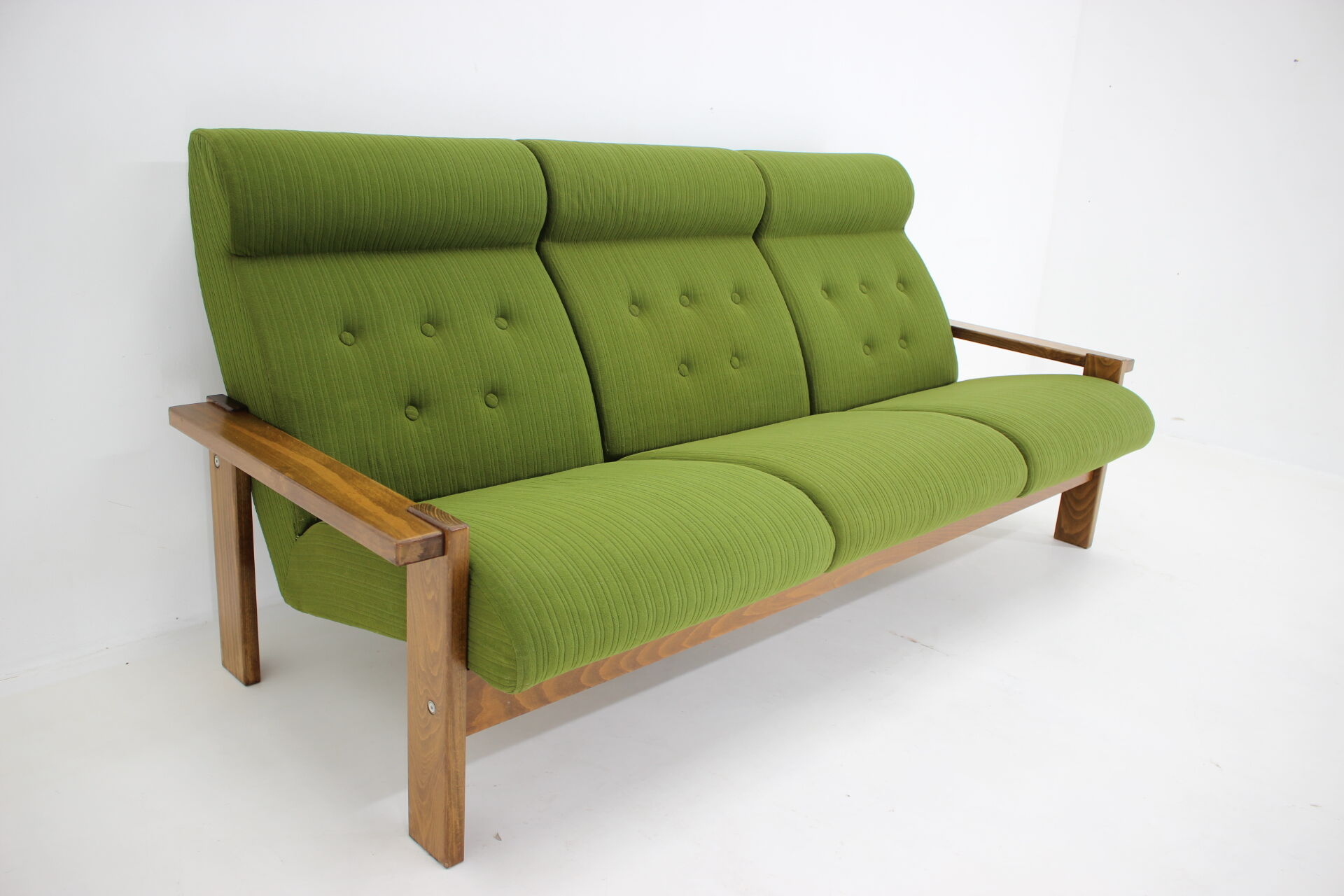 1970s Living Room Beech Set, Czechoslovakia