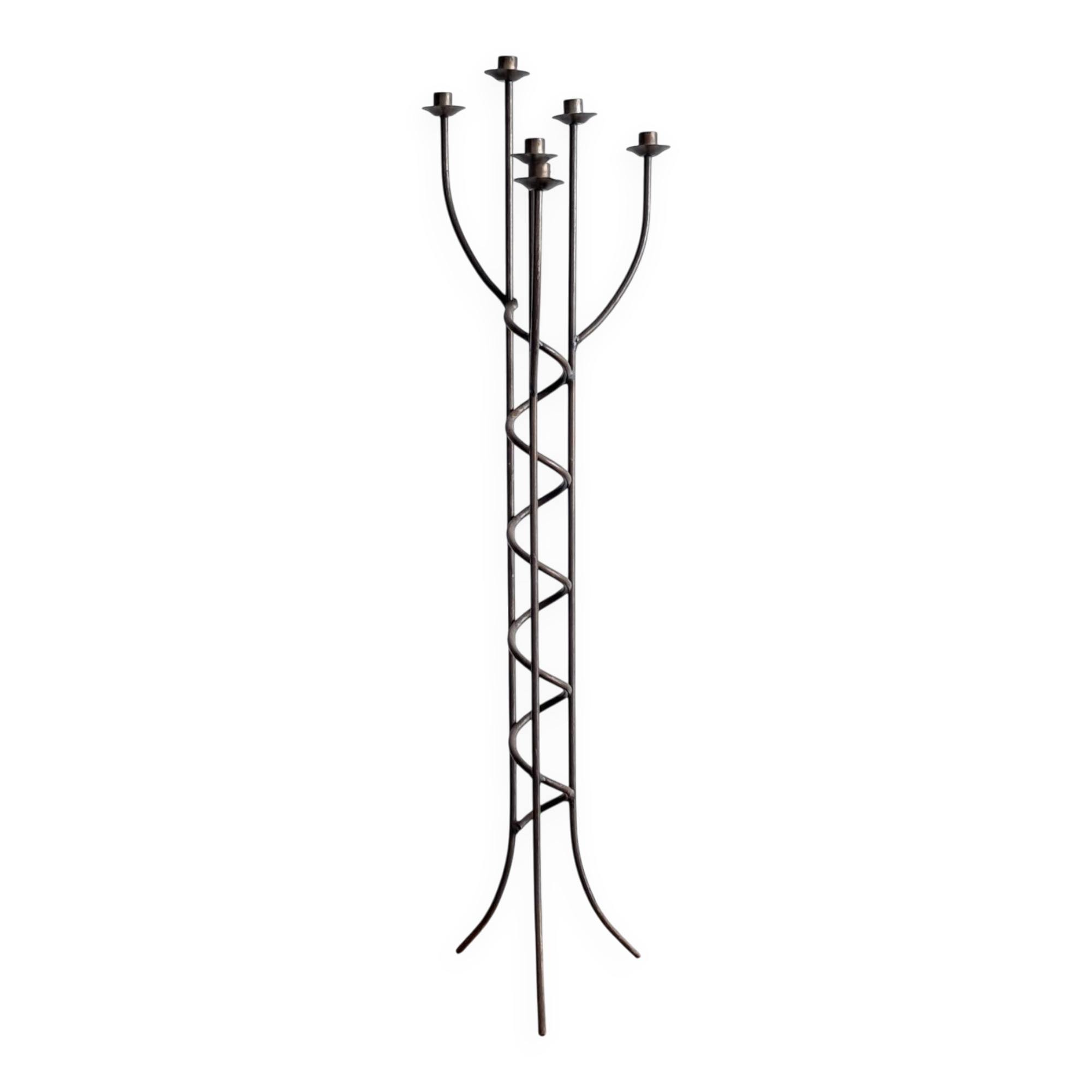 Grand Brutalist Candelabrum – Germany – 1970s