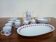 Alfoldi porcelain coffee service and serving dishes, 14 pieces, circa 1970.