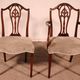 set of 6 chairs and two armchairs in mahogany from the 19th century