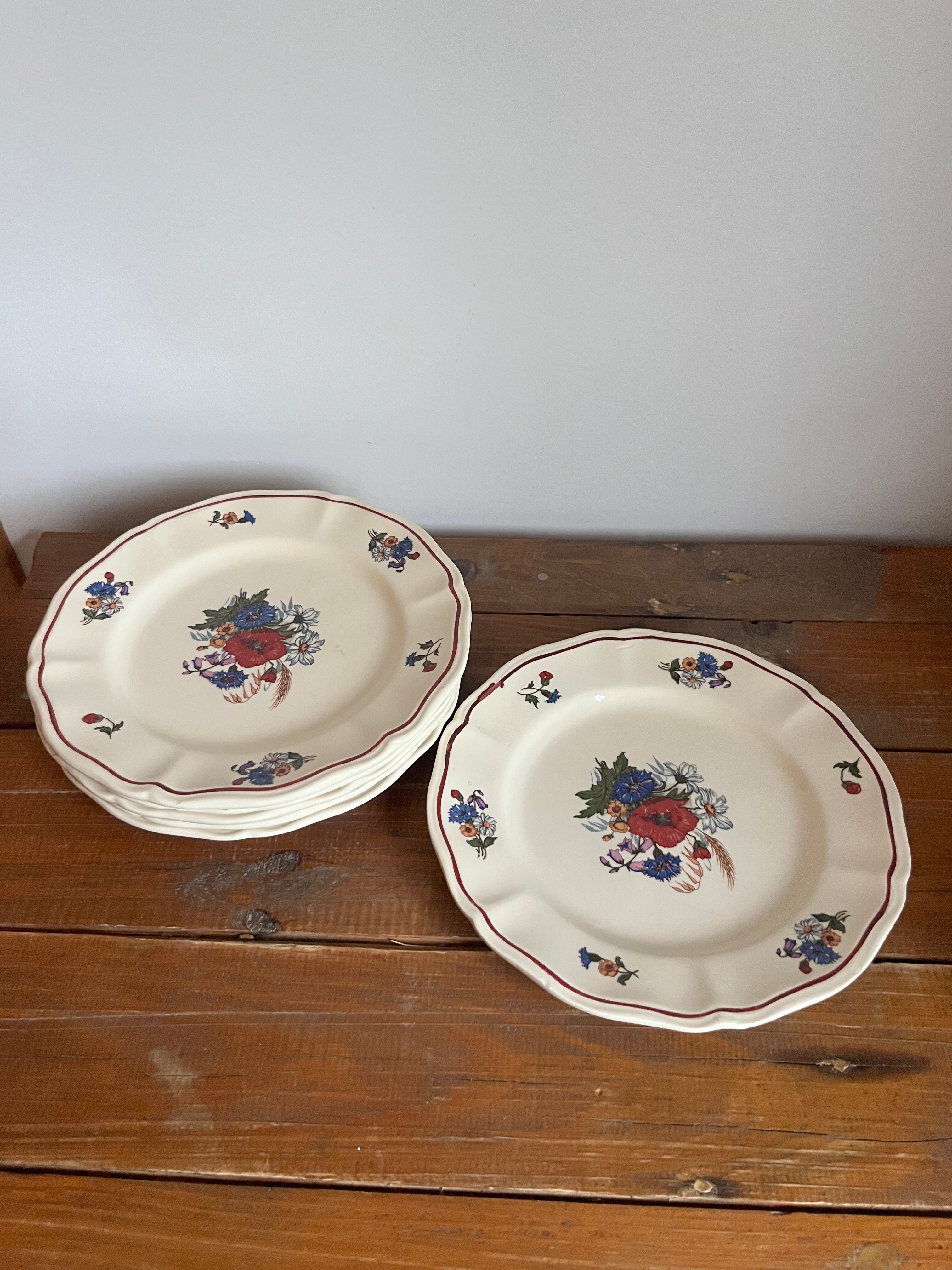 6 dessert plates