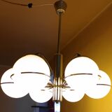 Italian Targetti Sankey chandelier from the 70s