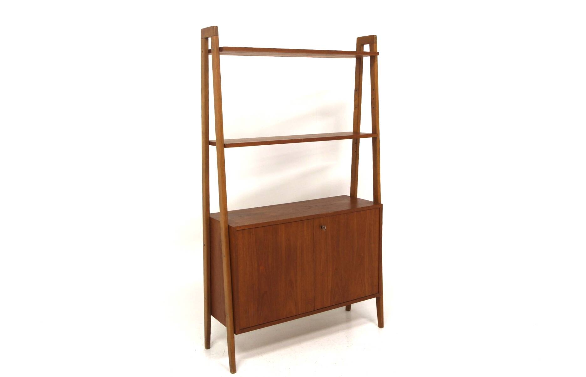 Scandinavian "Tema" library in teak, Möbel-Ikea, Sweden, 1960.