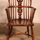 Pair of English Windsor Armchairs