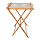 Wooden tray table, folding, vintage, side table