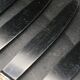 6 table knives in silver metal model coquille
