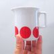 70s red polka dot porcelain coffee set