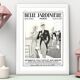 Vintage poster 30s beautiful gardener -30x40cm