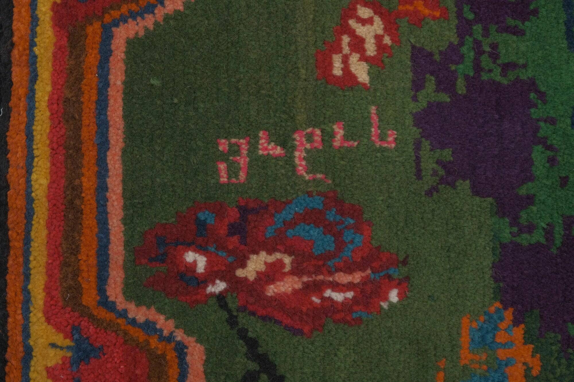 Vintage hand-embroidered textile 175x242 cm