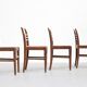 Set of 4 René Gabriel chairs