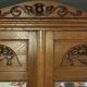 Armoire 2 portes miroir ancienne