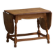 Danish mid-century folding side table in oak, Henning Kjærnulf, 1960s.