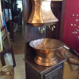 Old complete copper fountain