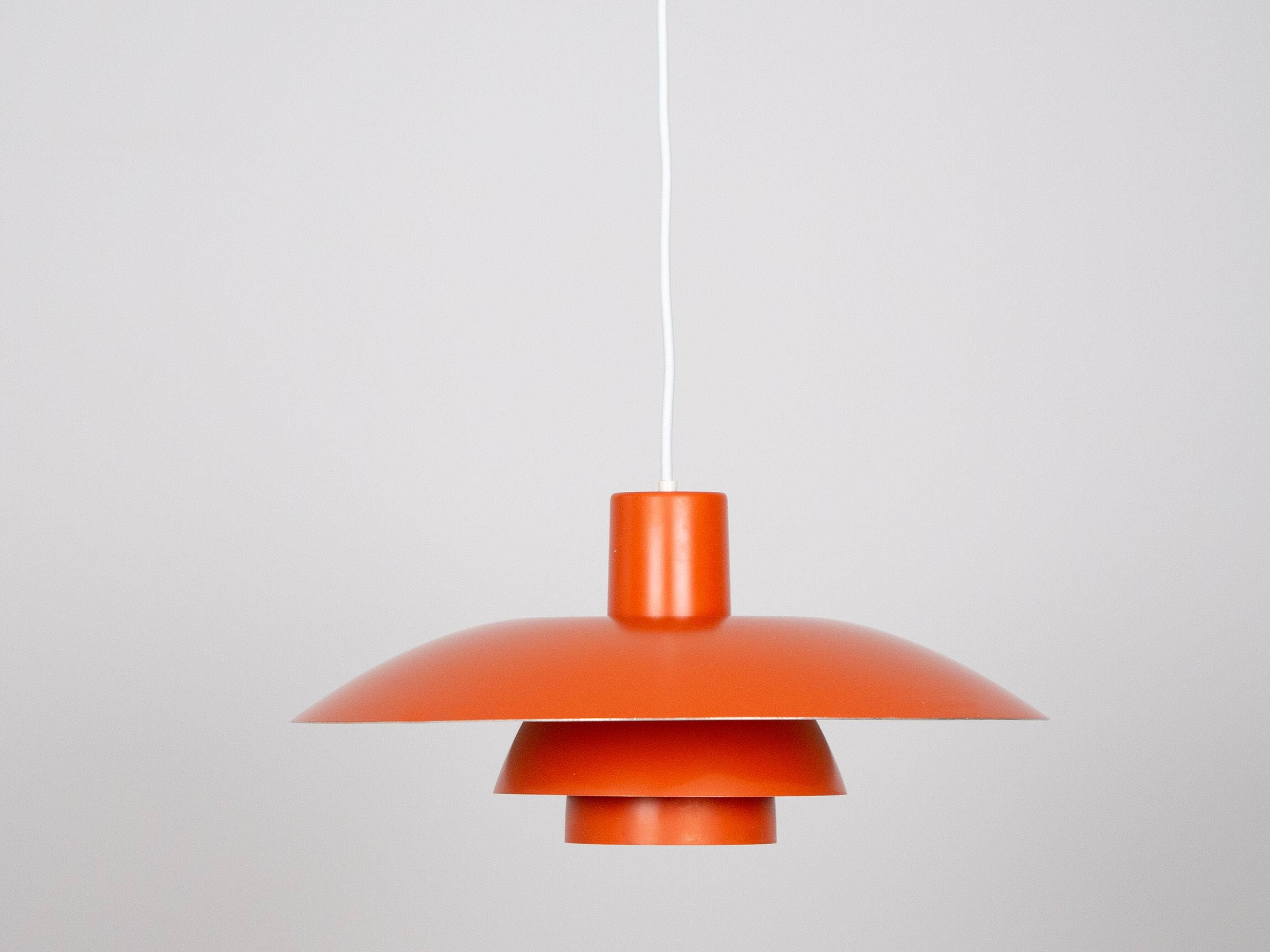 Danish vintage pendant lamp Ph 4/3 by Poul Henningsen, Louis Poulsen, 1966