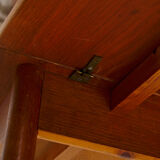 Teak and oak dining table by Jpoul m. Volther for Fdb