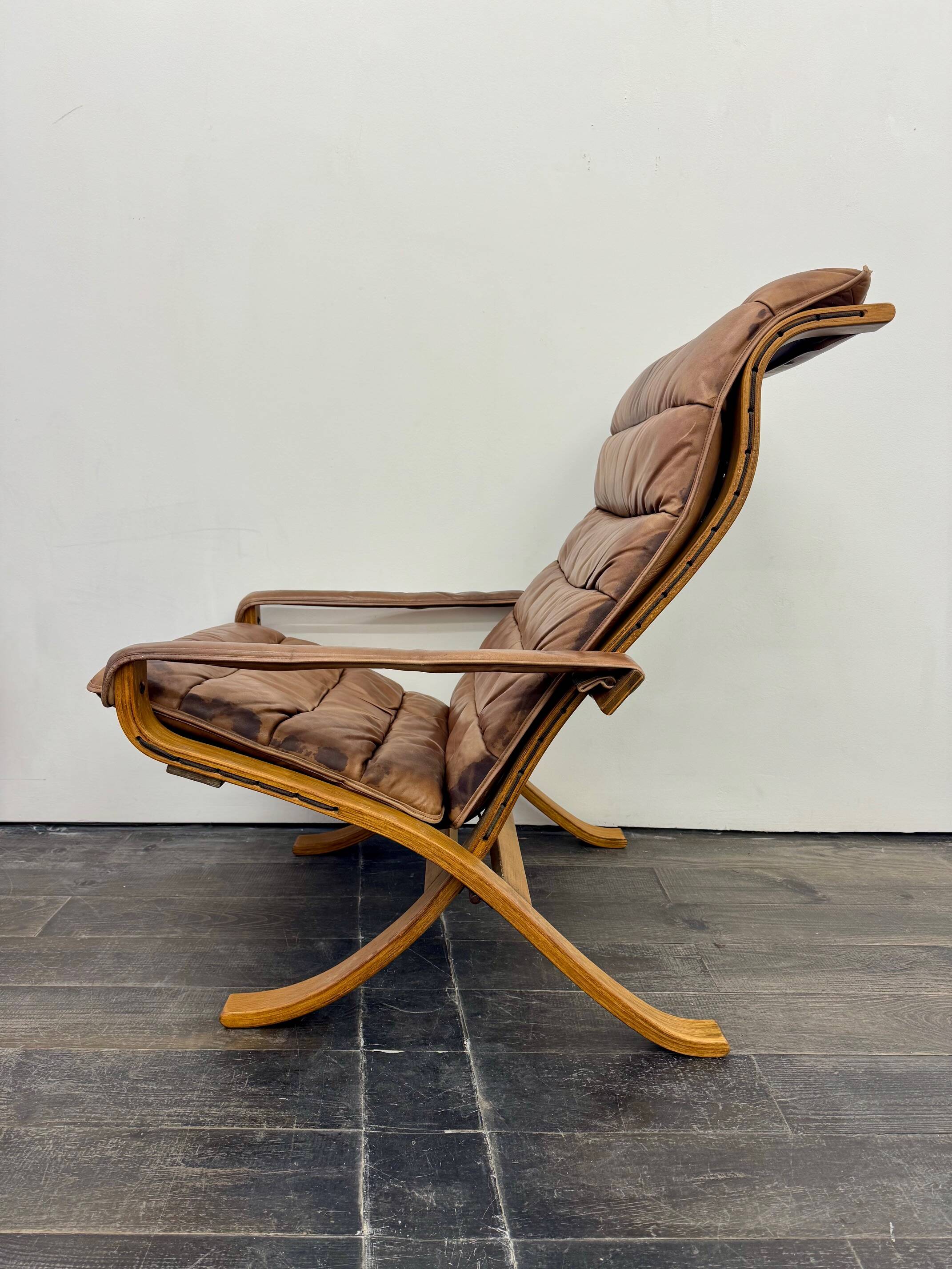 Vintage folding chair by Ingmar Relling for Westnofa 1960s