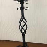 Vintage wrought iron candle holder