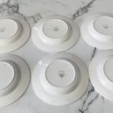 Fabiola Digoin Sarreguemines deep plates from the 50s