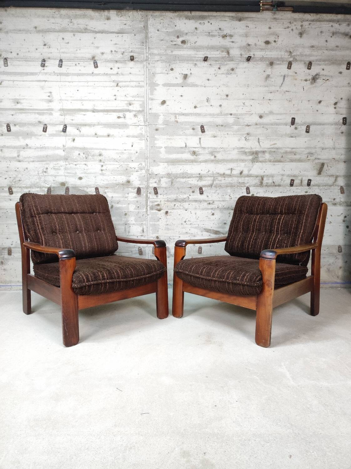 Pair of Scandinavian armchairs