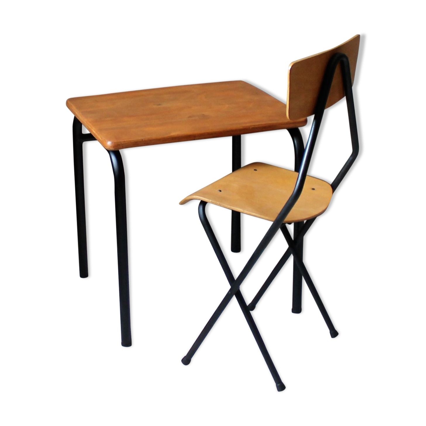 Vintage writing desk & chair